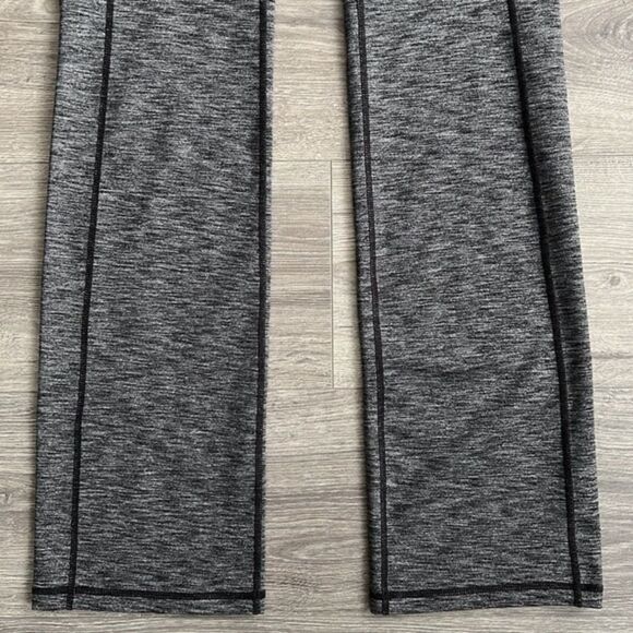 ATHLETA Straight Up Yoga Pants Medium Slim Flare Bootcut Heathered Gray Workout - Picture 5 of 10